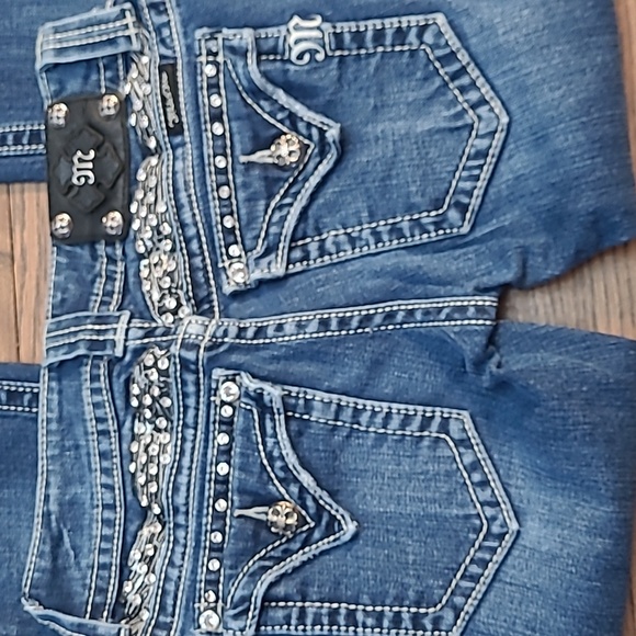 WOW Miss Me Jeans Amazing Details Size 26 Bootcut ♥♥♥ - Picture 5 of 9